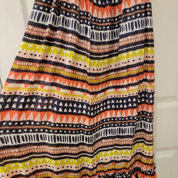 Anthropologie Peyton Silk Dress Size XS Ne Quittez Pas Off Shoulder Flowy Boho - Picture 8 of 12